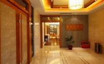 酒店中餐廳入口門(mén)廳裝修效果
