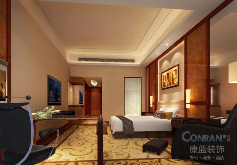 貴州皇冠大酒店標(biāo)間客房設(shè)計