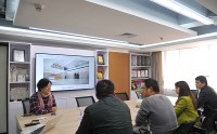 12月29日康藍(lán)裝飾與順豐速運洽談業(yè)務(wù)合作
